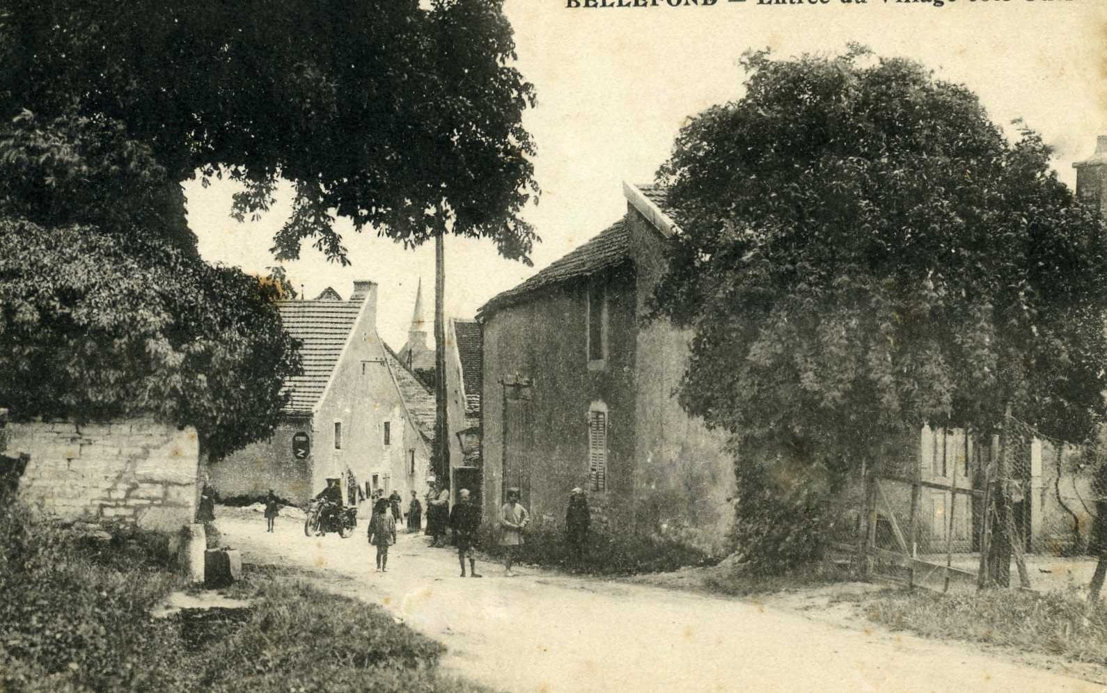 Bellefond entrée du village côté ouest