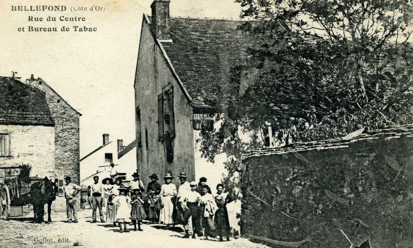 Bellefond Rue du Centre et Bureau de Tabac