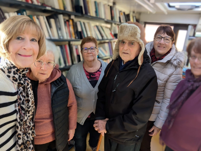 Bibliobus avec François